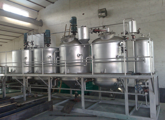 edible oil refining machine