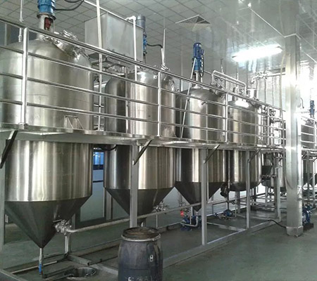 edible oil refinery plant 